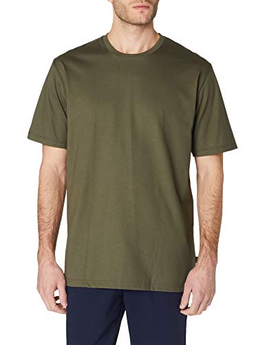 Trigema Herren Deluxe 637202 T-Shirt, Khaki, L von Trigema