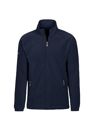 Trigema Herren Fleece Jacke, Blau (Navy 046), 3XL von Trigema