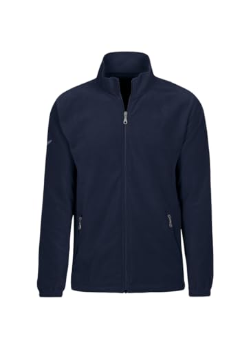 Trigema Herren Fleece Jacke, Blau (Navy 046), 3XL von Trigema