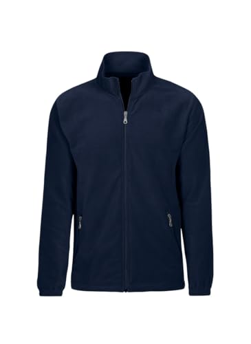 Trigema Herren Fleece Jacke, Blau (Navy 046), 5XL von Trigema