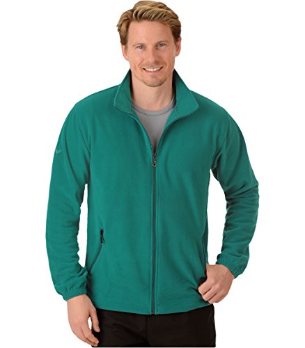 Trigema Herren Fleece Jacke, Grün (Seegras 0, L von Trigema