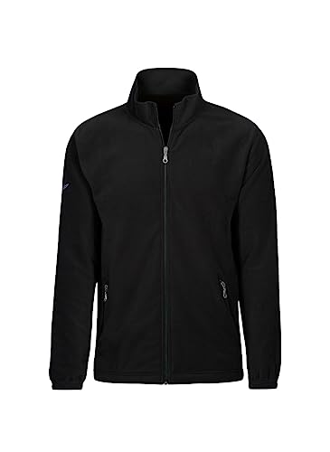 Trigema Herren Fleece Jacke, Schwarz (Schwar, 4XL von Trigema