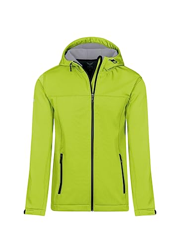 Trigema Herren Softshell-Kapuzen Jacke, Gelb (Lemon 271), XX-Large (Herstellergröße: XXL) von Trigema