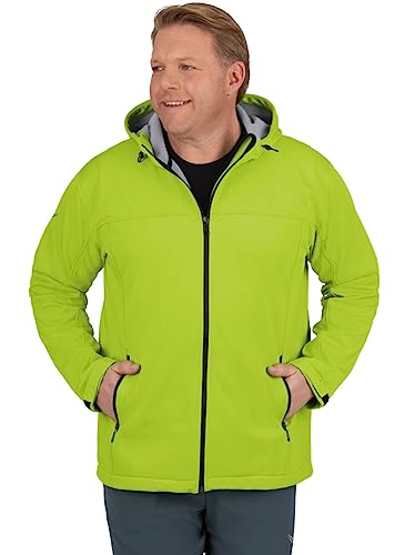 Trigema Herren Softshell-Kapuzen Jacke, Gelb (Lemon 271), XX-Large (Herstellergröße: XXL) von Trigema