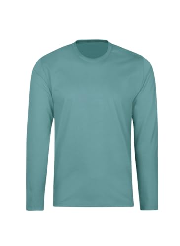 Trigema Herren Langarmshirt 636501 ,seegras ,XXX-Large von Trigema