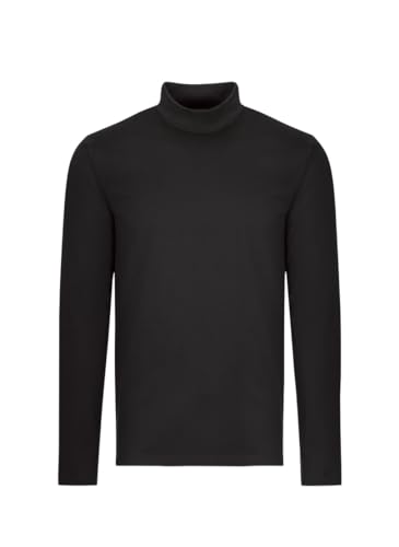 Trigema Herren 637509 Langarmshirt, Schwarz (schwarz 008), Medium (Herstellergröße: M) von Trigema