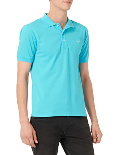 Trigema Herren 621601 Poloshirt, Azur, 4XL von Trigema