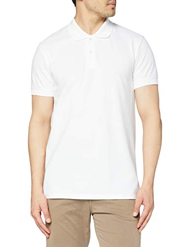 Trigema Herren 627601 Poloshirt, Weiß (Weiss 001), M von Trigema