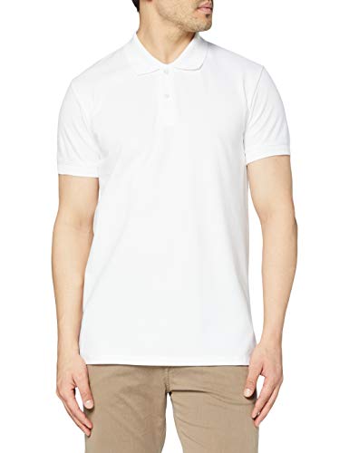Trigema Herren 627601 Poloshirt, Weiß (Weiss 001), S von Trigema