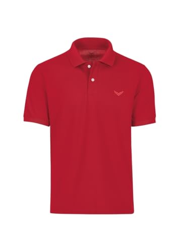 Trigema Herren 627601 Poloshirt, Rot (kirsch), XL von Trigema