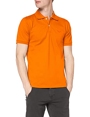 Trigema Herren 627601 Poloshirt, Orange (Mandarine 062), S von Trigema