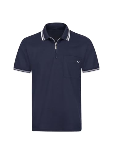 Trigema Herren Poloshirt mit Reißverschluss von Trigema