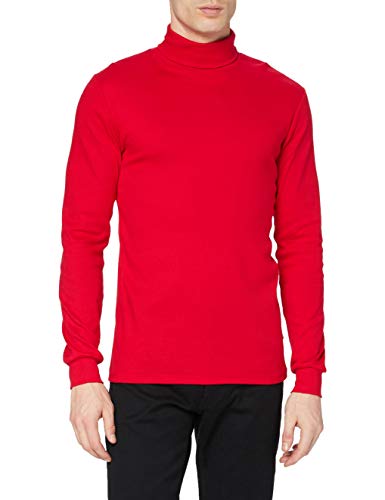 Trigema Herren Sportrollkragenpullover 685010 , Rot (kirsch), Medium von Trigema