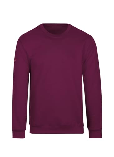 Trigema Herren 674501 Sweatshirt, Rot (Sangria 89, Large von Trigema