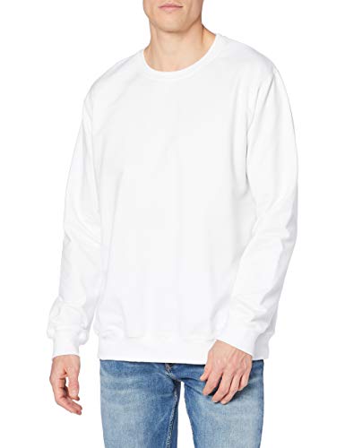 Trigema Herren 674501 Sweatshirt, Weiß (Weiss 001, Large von Trigema