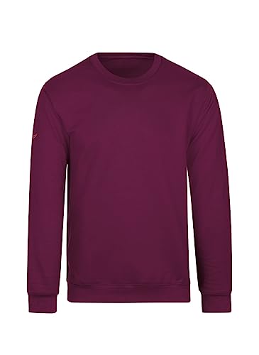 Trigema Herren 674501 Sweatshirt, Rot (Sangria 89, X-Large von Trigema