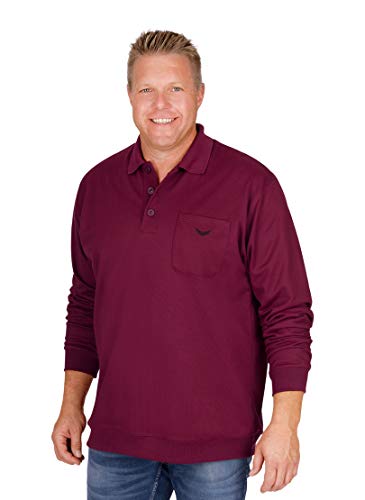 Trigema Herren Langarm Polo aus Sweat-Qualität von Trigema