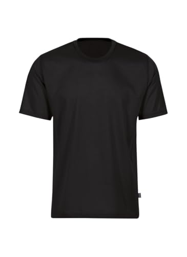Trigema Herren T-Shirt 636202, Gr. Large, Schwarz (schwarz 008) von Trigema