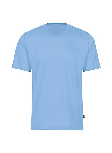 Trigema Herren T-Shirt 636202, Gr. Medium, Blau (horizont 042) von Trigema