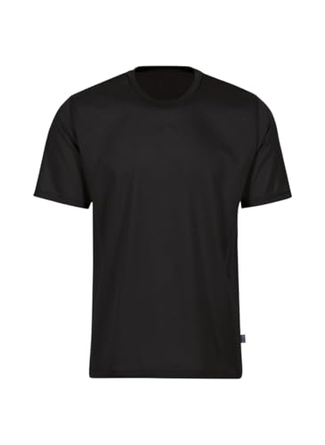 Trigema Herren T-Shirt 636202, Small, Schwarz (schwarz 008) von Trigema