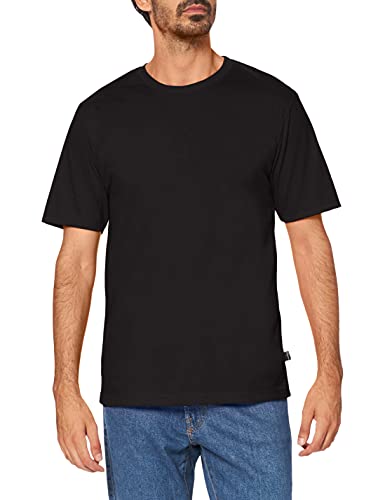 Trigema Herren T-Shirt 636202, Gr. Small, Schwarz (schwarz 008) von Trigema