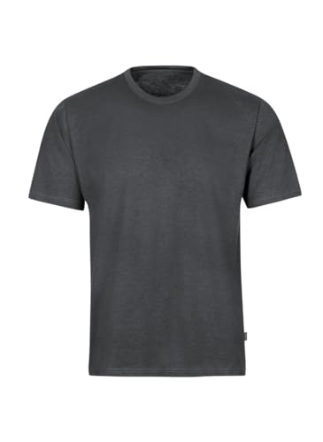 Trigema Herren T-Shirt aus Baumwolle 637202, Grau-melange, XXL von Trigema