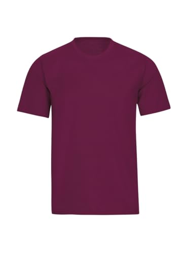 Trigema Herren T-Shirt aus Baumwolle 637202, Sangria, 5XL von Trigema