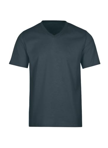 Trigema Herren 637203 T-Shirt, Grau (anthrazit 018), L von Trigema