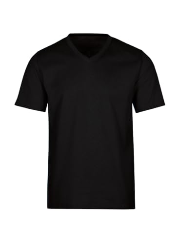 Trigema Herren 637203 T-Shirt, Schwarz (schwarz 008), M von Trigema