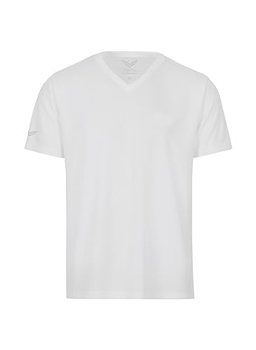 Trigema Herren 644203 T-Shirt, Weiß (weiss 001), Large von Trigema