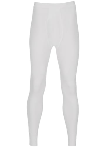 Trigema Herren Thermounterwäsche - Unterteil 6852102, 2er Pack, Gr. Large (Herstellergröße: 7), Weiß (Weiss 001) von Trigema