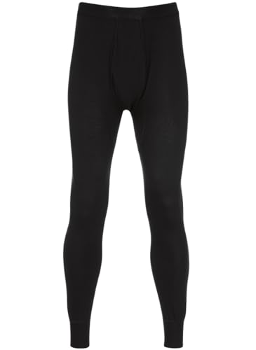 Trigema Herren 6852102 Thermounterwäsche-Unterteil, Schwarz (schwarz 008), 9 (2er Pack) von Trigema