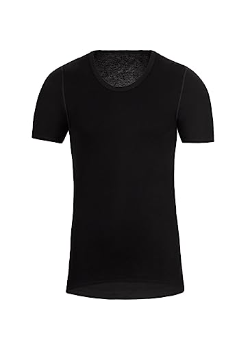 Trigema Herren 6851052 Unterhemd, Schwarz (schwarz 008), X-Large (Herstellergröße: 8) (2er Pack) von Trigema