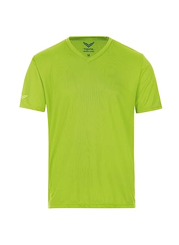 Trigema Herren V Coolmax T-Shirt, Gelb (Lemon 271), X-Large (Herstellergröße: XL) von Trigema