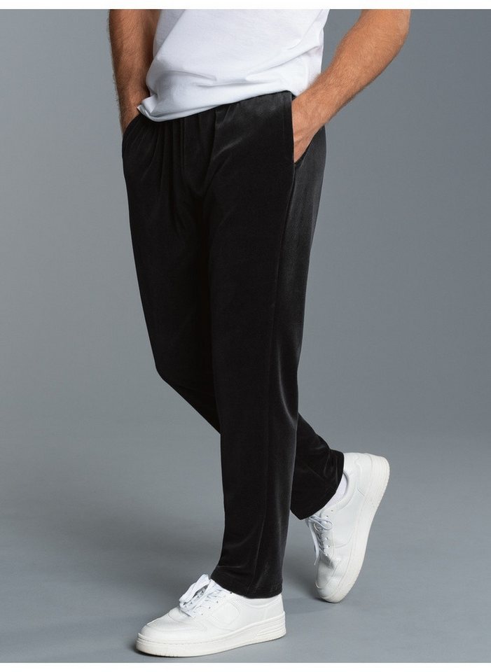 Trigema Jerseyhose TRIGEMA Nicki Hose mit praktischen Eingrifftaschen (1-tlg) von Trigema