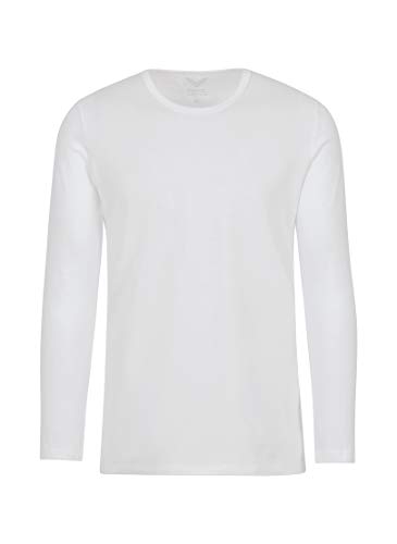 Trigema Jungen 302501 Langarmshirt, Weiß (Weiss 001), 116 von Trigema