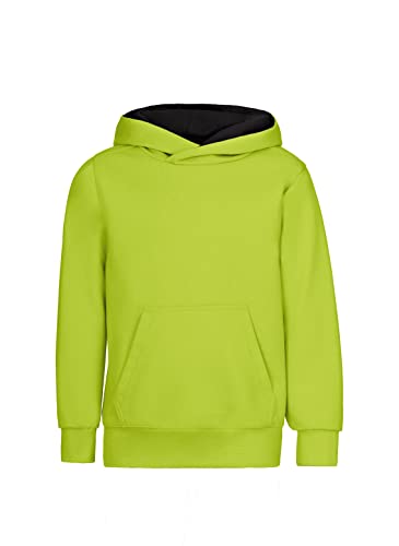 Trigema Jungen 374905122 Kapuzenpullover, Lemon, 116 von Trigema