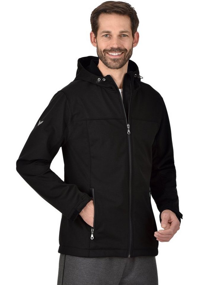 Trigema Softshelljacke TRIGEMA Klassische Softshell–Kapuzenjacke (1-St) von Trigema