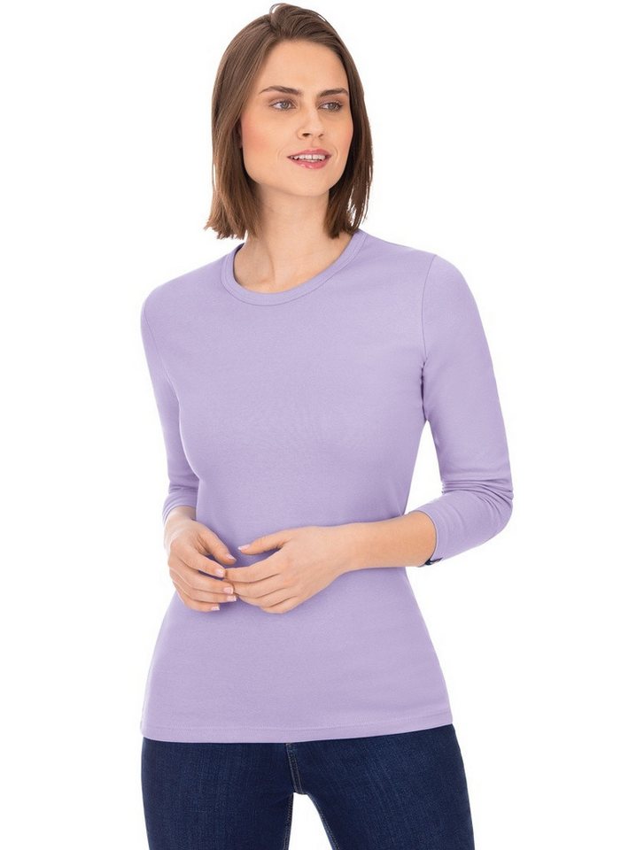 Trigema Longsleeve TRIGEMA Langarmshirt (1-tlg) von Trigema