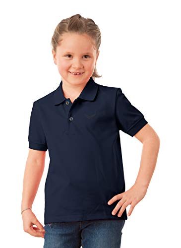 Trigema Mädchen 221601 Poloshirt, Blau (Navy 046), 152 von Trigema