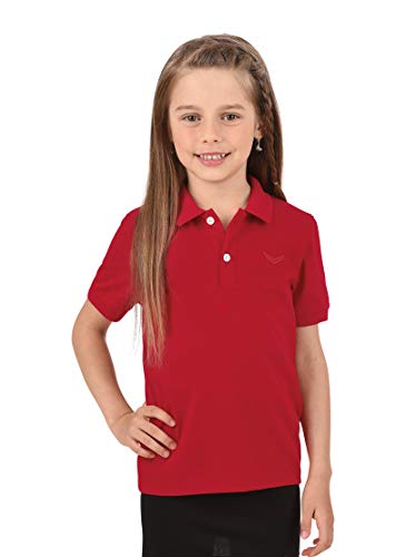 Trigema Mädchen 221601 Poloshirt, Rot (Kirsch 036), 92 von Trigema