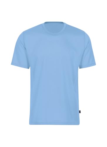 Trigema Mädchen 236202 T-Shirt, Blau (horizont 042), 152 von Trigema