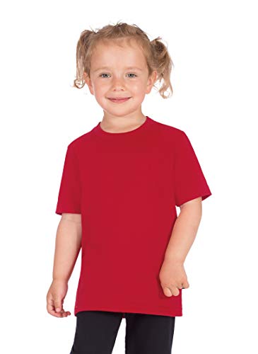 Trigema Mädchen 236202 T-Shirt, Rot (Kirsch 036), 116 von Trigema