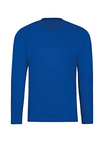 Trigema Mädchen 236501 Langarmshirt, royal, 152 von Trigema