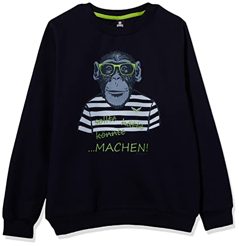 Trigema Mädchen 274569121 Sweatshirt, Navy, 104 von Trigema