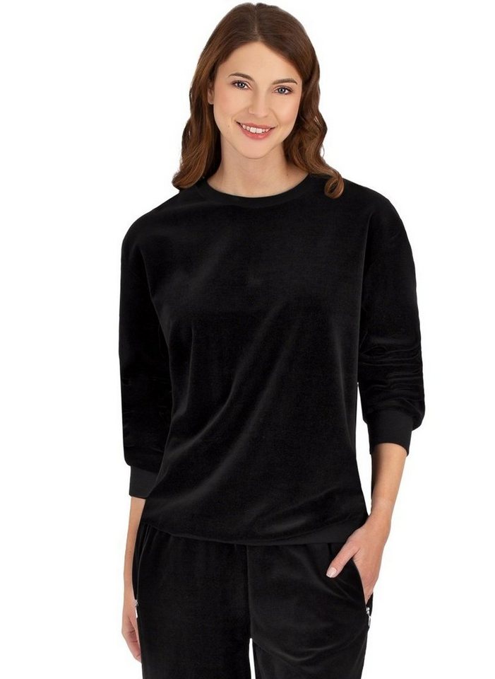 Trigema Sweatshirt TRIGEMA Nicki-Shirt von Trigema