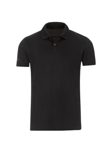 Trigema Damen Poloshirt, Schwarz (Schwarz 008), 48 (Herstellergröße: XL) von Trigema