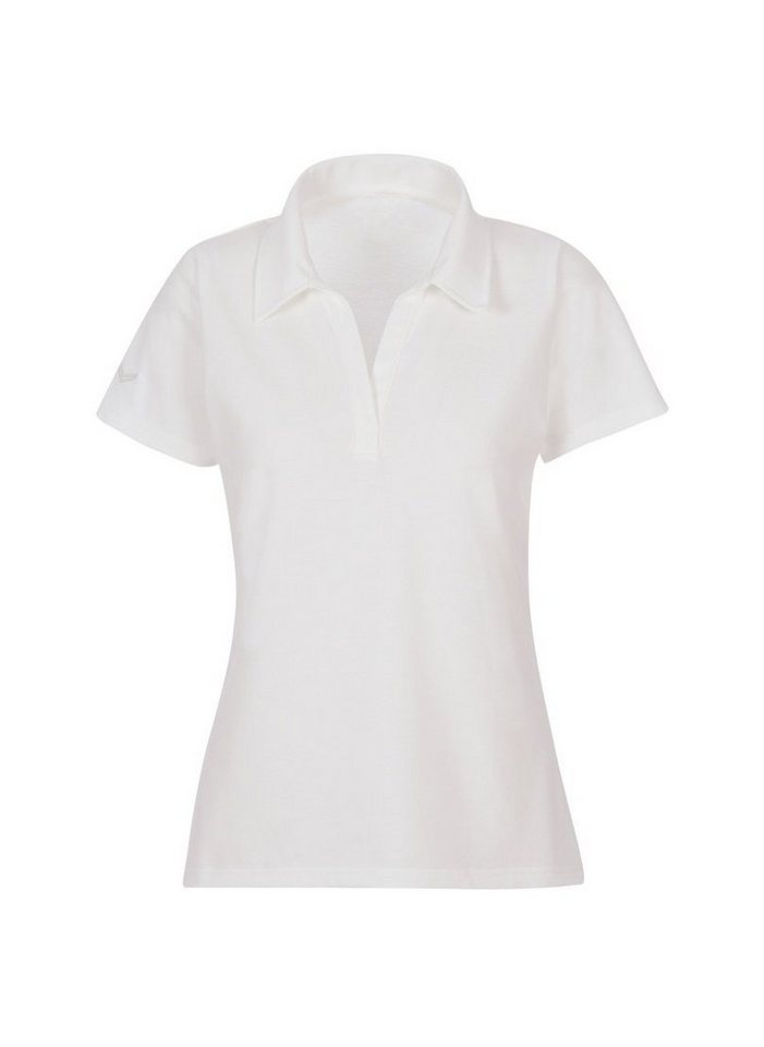 Trigema Poloshirt TRIGEMA Poloshirt ohne Knopfleiste (1-tlg) von Trigema