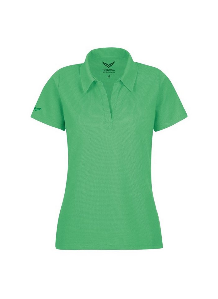 Trigema Poloshirt TRIGEMA Poloshirt ohne Knopfleiste (1-tlg) von Trigema