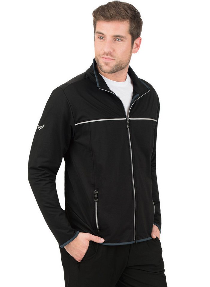 Trigema Trainingsjacke TRIGEMA Praktische Sportjacke aus Microfaser (1-St) von Trigema